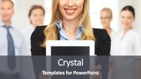  Presentation with future education - Colorful slide set enhanced with learning future - business education and internet backdrop and a dark gray colored foreground