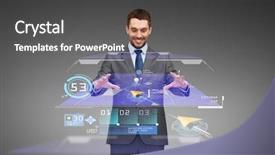  Presentation with gps - PPT layouts enhanced with future - business technology and people concept background and a dark gray colored foreground
