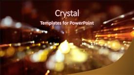  Presentation with black light - PPT theme enhanced with future city - digitally generated image of light background and a wine colored foreground