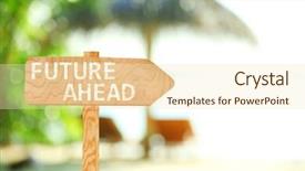  Presentation with find - Audience pleasing presentation theme consisting of future concept wooden sign board backdrop and a lemonade colored foreground