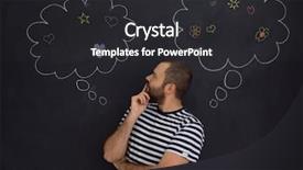  Presentation with black father - Slide deck having future father thinking about name background and a  colored foreground