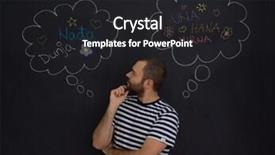  Presentation with black father - PPT layouts with future father thinking about name background and a  colored foreground