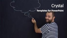  Presentation with black father - Theme having future father thinking about name background and a  colored foreground