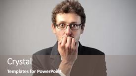  Presentation with future - Amazing slides having future jobs - businessman with worried expression backdrop and a gray colored foreground