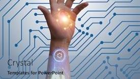  Presentation with bionic - Slides featuring future-of-bionic-payments background and a light blue colored foreground