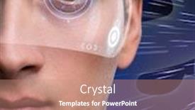  Presentation with trading - Presentation design consisting of future-of-currency-trading background and a coral colored foreground