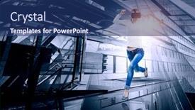  Presentation with virtual technology - PPT layouts consisting of future-of-virtual-technology-mixed background and a ocean colored foreground