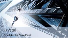  Presentation with virtual technology - Colorful slides enhanced with future-of-virtual-technology-mixed backdrop and a light blue colored foreground