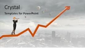  Presentation with woman engineer - Slides enhanced with future scope - young woman engineer looking background and a light gray colored foreground