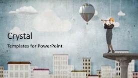  Presentation with woman engineer - PPT layouts consisting of future scope - young woman engineer on top background and a  colored foreground