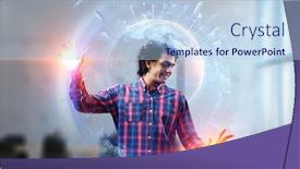  Presentation with today - Audience pleasing slides consisting of future-technologies-today-mixed-media backdrop and a light blue colored foreground