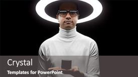  Presentation with black technology - Audience pleasing PPT layouts consisting of future-technology-and-virtual-reality backdrop and a dark gray colored foreground