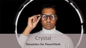  Presentation with augmented reality - Audience pleasing slide set consisting of future-technology-augmented-reality backdrop and a light gray colored foreground