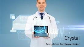  Presentation with healthcare technology - Audience pleasing PPT layouts consisting of abstract bokeh background of nature photo of an abstract texture backdrop and a yellow colored foreground.