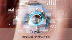  Presentation with cyber - PPT layouts consisting of senior woman holding a basket with fresh and colourful fruits background and a red colored foreground