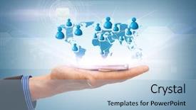  Presentation with business networking - Audience pleasing PPT theme consisting of carambola on wooden table fruit for health close up backdrop and a coral colored foreground