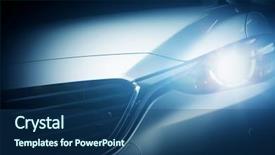  Presentation with sports car - PPT layouts enhanced with futuristic cars - modern luxury car close-up background background and a ocean colored foreground