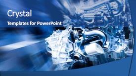  Presentation with futuristic cars - PPT layouts with futuristic cars - unleashed power background and a  colored foreground