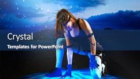  Presentation with virtual reality - Colorful PPT layouts enhanced with futuristic-concept-motion-caption-virtual backdrop and a ocean colored foreground