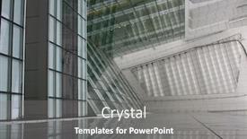  Presentation with abstract art - Audience pleasing slide deck consisting of futuristic-corporate-building backdrop and a gray colored foreground