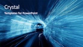  Presentation with motion design - Slides with futuristic design - abstract blurred speed motion light background and a navy blue colored foreground