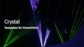  Presentation with laser - Beautiful presentation theme featuring futuristic laser lights - hi tech backdrop and a black colored foreground