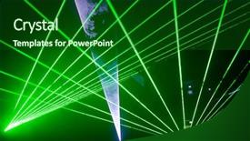  Presentation with laser - Presentation with futuristic laser lights hi tech background and a forest green colored foreground