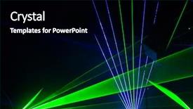  Presentation with laser - Colorful presentation theme enhanced with futuristic laser lights hi tech backdrop and a black colored foreground