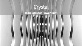  Presentation with silver abstract - Slide deck featuring futuristic technology metal abstract background background and a gray colored foreground