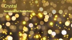  Presentation with fuzzy - Presentation theme having fuzzy - golden lights background and a tawny brown colored foreground