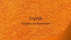  Presentation with fuzzy - Beautiful theme featuring fuzzy - orange towel texture backdrop and a gold colored foreground