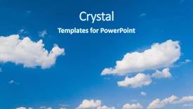  Presentation with fuzzy - Audience pleasing theme consisting of fuzzy air cloudscape divine backdrop and a dark gray colored foreground