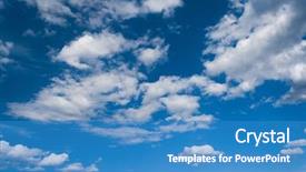  Presentation with fuzzy - PPT theme consisting of fuzzy air cloudscape divine background and a teal colored foreground