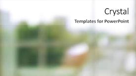  Presentation with fuzzy - Beautiful PPT theme featuring fuzzy office photo backdrop and a white colored foreground