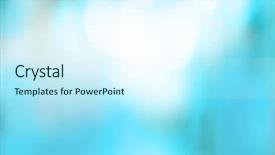  Presentation with fuzzy - Slides having fuzzy photo blue tones background background and a cool aqua colored foreground