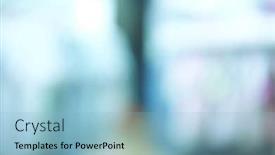  Presentation with fuzzy - Slides having fuzzy-supermarket-photo background and a light blue colored foreground