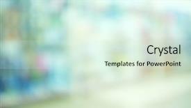  Presentation with fuzzy - PPT layouts consisting of fuzzy supermarket photo background and a  colored foreground