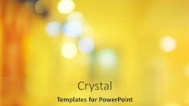  Presentation with fuzzy - Colorful PPT theme enhanced with fuzzy-supermarket-photo backdrop and a yellow colored foreground