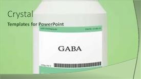  Presentation with amino acid - Presentation theme with gaba-an-amino-acid background and a mint green colored foreground