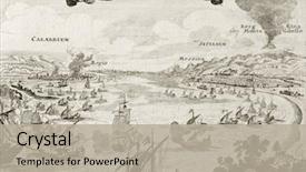  Presentation with strait - PPT theme featuring gabriel bodenehr a german map background and a mint green colored foreground