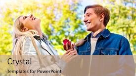  Presentation with give first and u will get back - PPT layouts featuring gaily with her head thrown background and a coral colored foreground