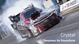  Presentation with raceway - Slide set featuring gainesville-fl-march-13-del background and a gray colored foreground