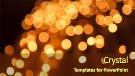  Presentation with gala - Amazing slide deck having gala ball - beautiful background bokeh backdrop backdrop and a tawny brown colored foreground