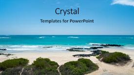  Presentation with ecuador - Audience pleasing theme consisting of galapagos isabela island ecuador backdrop and a light blue colored foreground