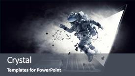  Presentation with galaxy - Slides consisting of galaxy - media technology in space mixed background and a dark gray colored foreground