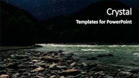  Presentation with night sky little plane moon - Amazing theme having galaxy - mountain backgrounds night sky backdrop and a black colored foreground