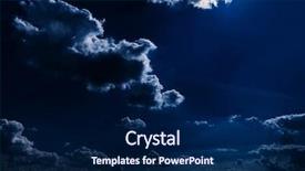  Presentation with night sky moon - Colorful slide deck enhanced with galaxy - night sky with stars backdrop and a navy blue colored foreground