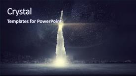  Presentation with exploration - PPT layouts featuring galaxy - space exploration background mixed media background and a wine colored foreground