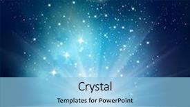  Presentation with stars - Slide set consisting of galaxy - stars background with wooden table background and a light blue colored foreground