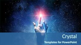  Presentation with galaxy - PPT theme enhanced with galaxy - when creating something unique background and a ocean colored foreground